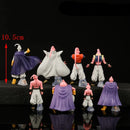 Conjunto com 8 Peças – Figuras de Ação Dragon Ball Z: Majin Buu e Fat Buu.